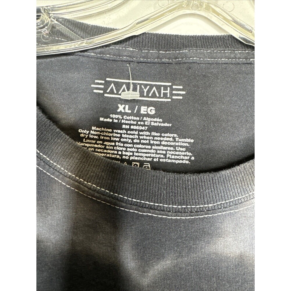 Aaliyah T-shirt Women's XL Long Sleeve Tie Dye Y2K Rap Tee 90s 2000s NWOT - Picture 3 of 6